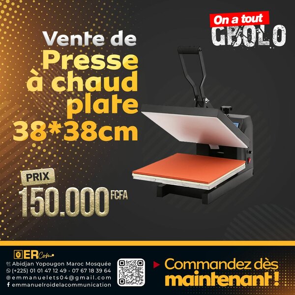 Machine presse à chaud