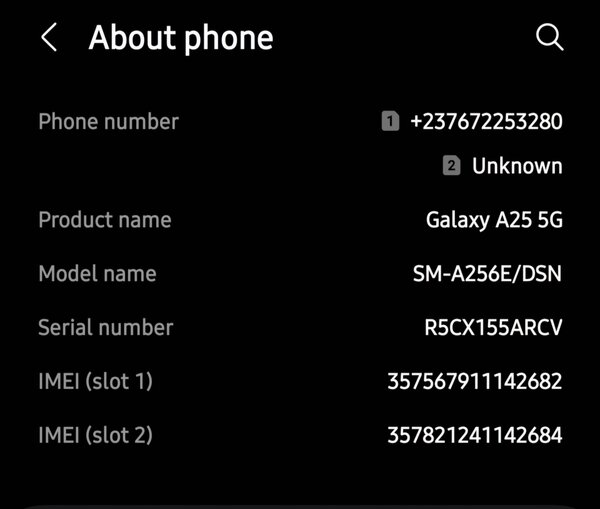 Samsung A25