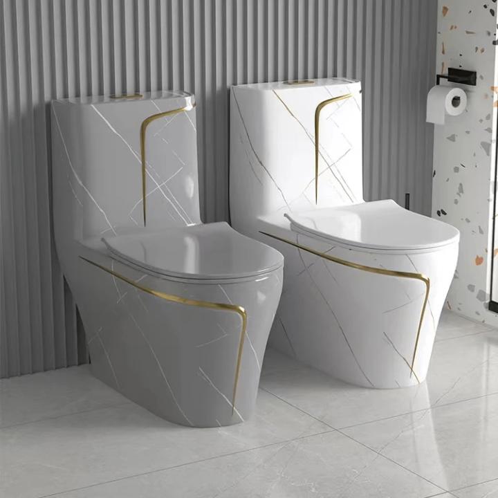 Toilettes design en marbre