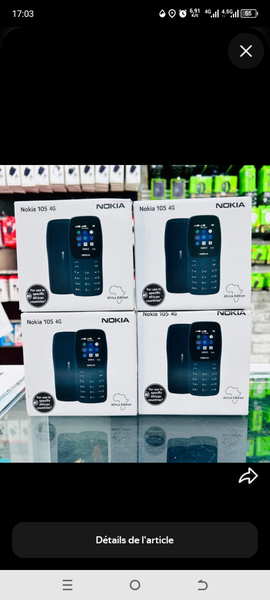 Téléphone portable Nokia 105 4G