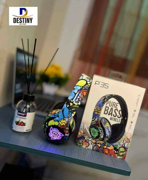 Casque bluetooth JBL P35 lumineux extra bass