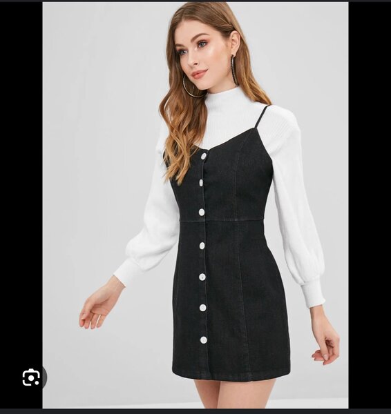 Denim bodycon dress