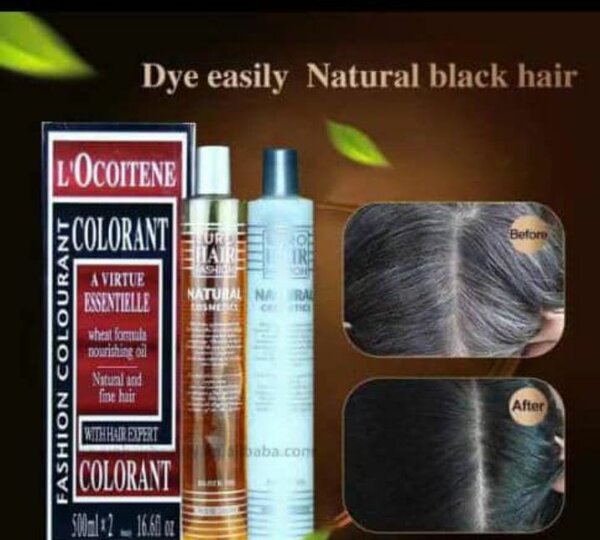 Teinture Capillaire Noire Naturelle