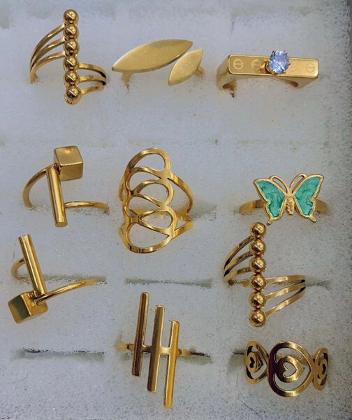 Bague couleur or