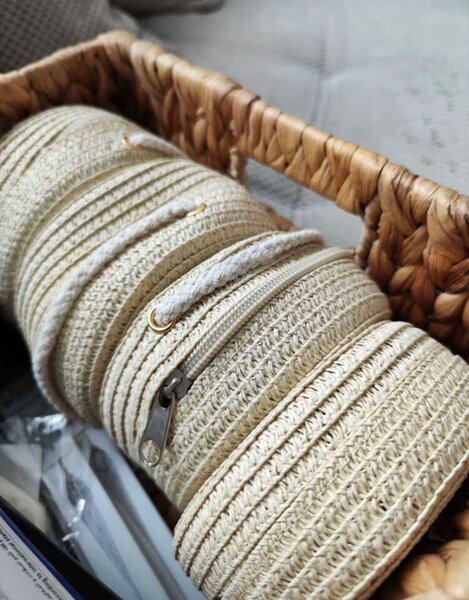 Mini sac en paille