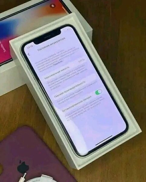 iPhone X avec accessoires