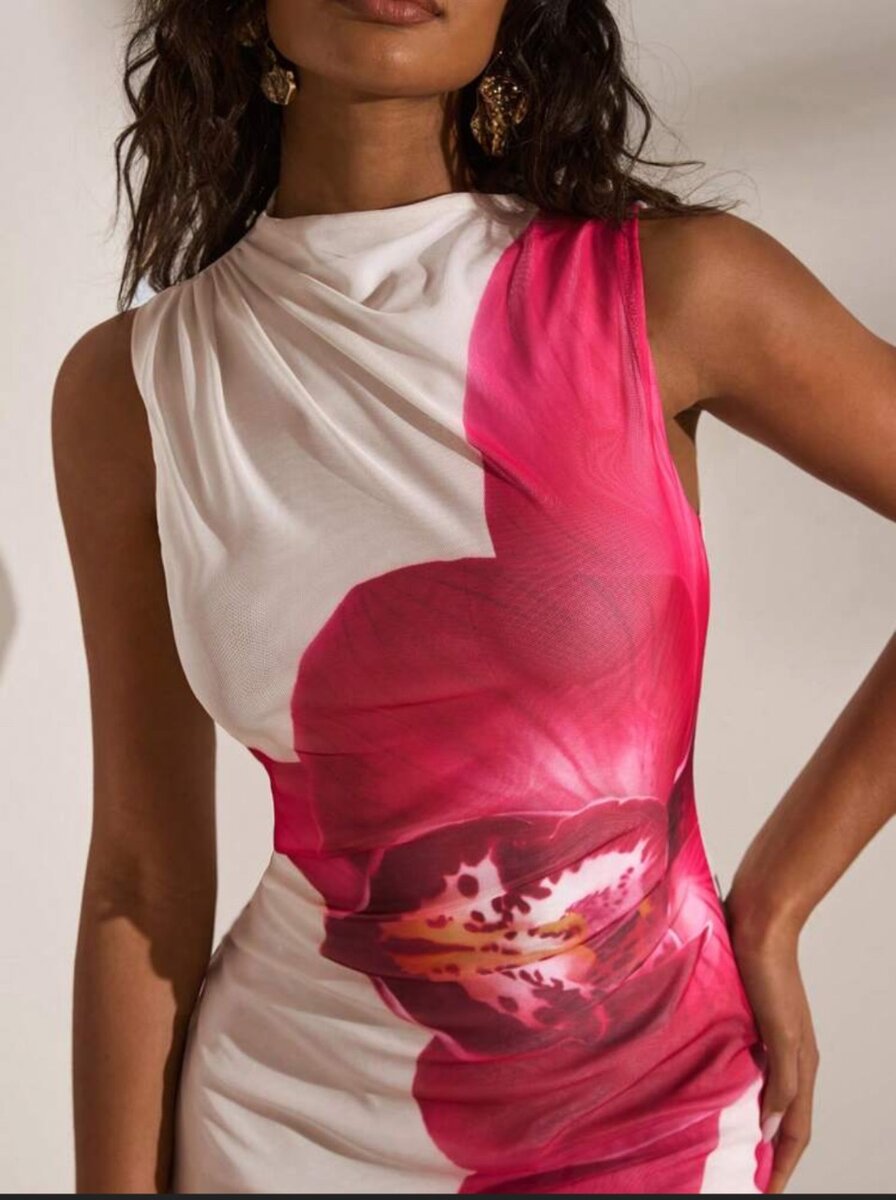 Robe élégante fleurie