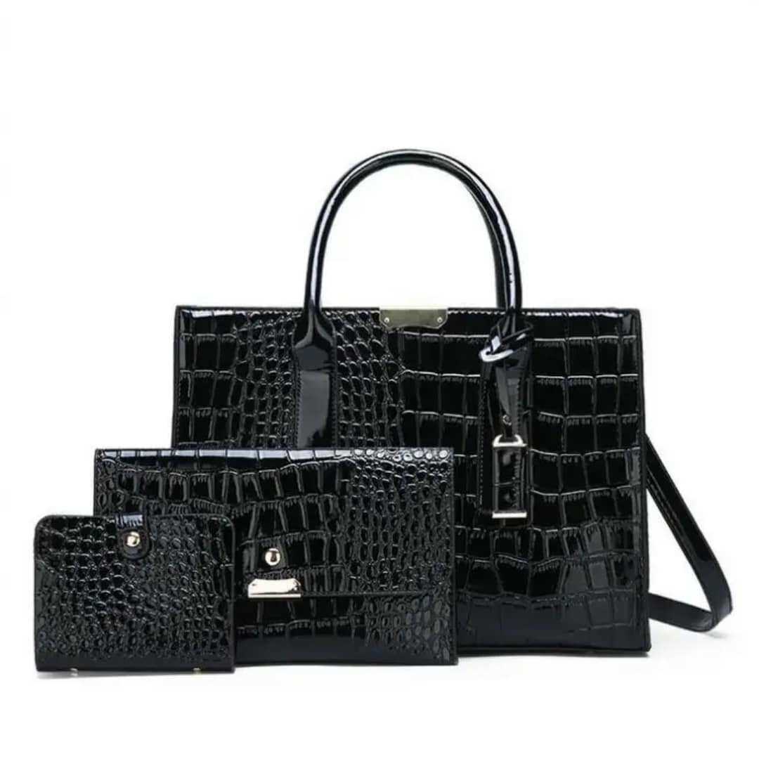 Sac à main en cuir 3 en 1
