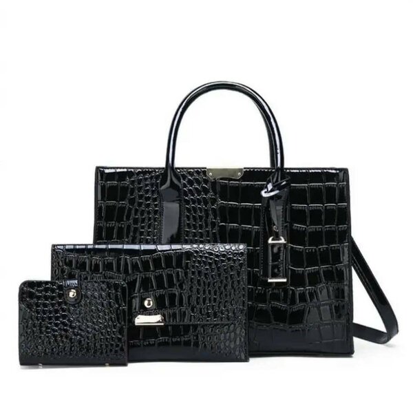 Sac à main en cuir 3 en 1