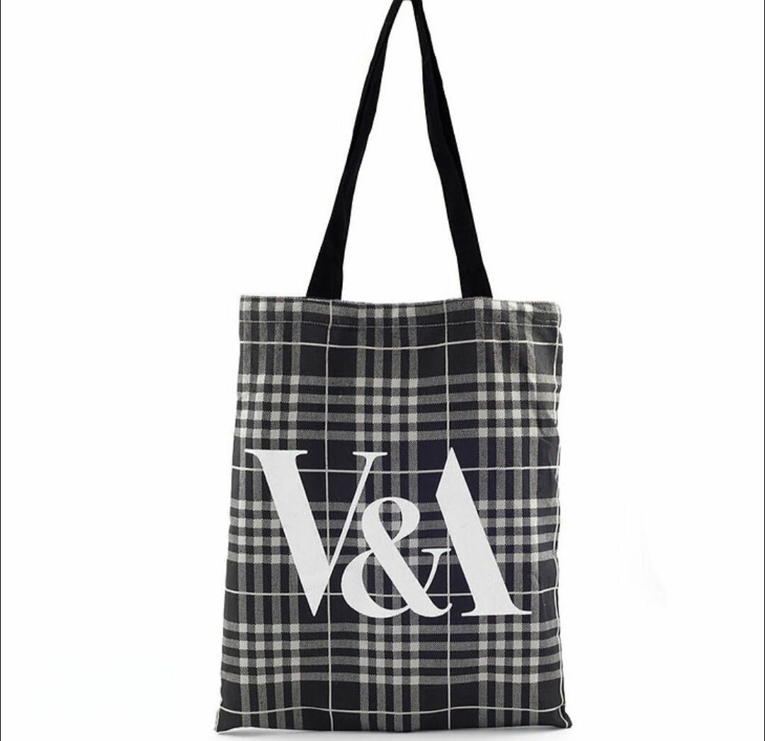 Sac cabas à carreaux V&A