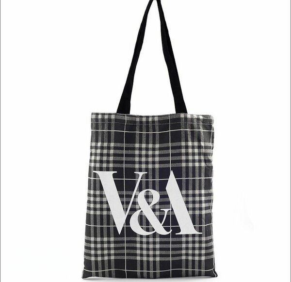 Sac cabas à carreaux V&A