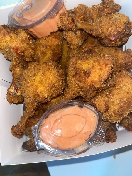 Délicieux aileron de poulet