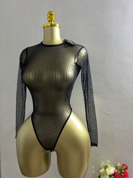 Body transparent chic femme
