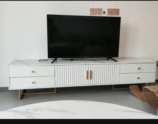 Meuble TV moderne blanc