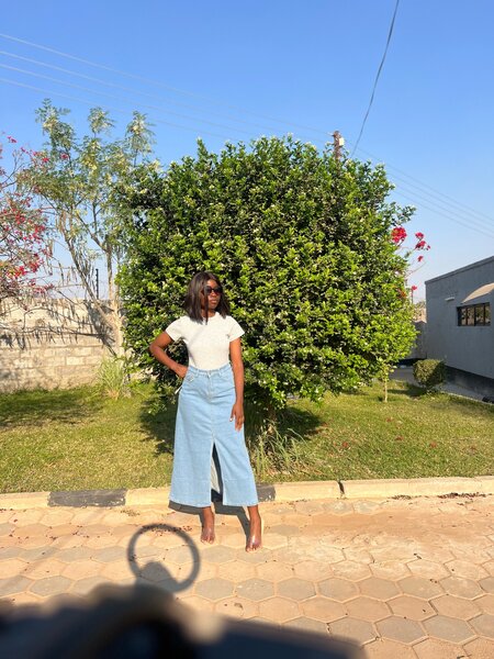 Denim skirt