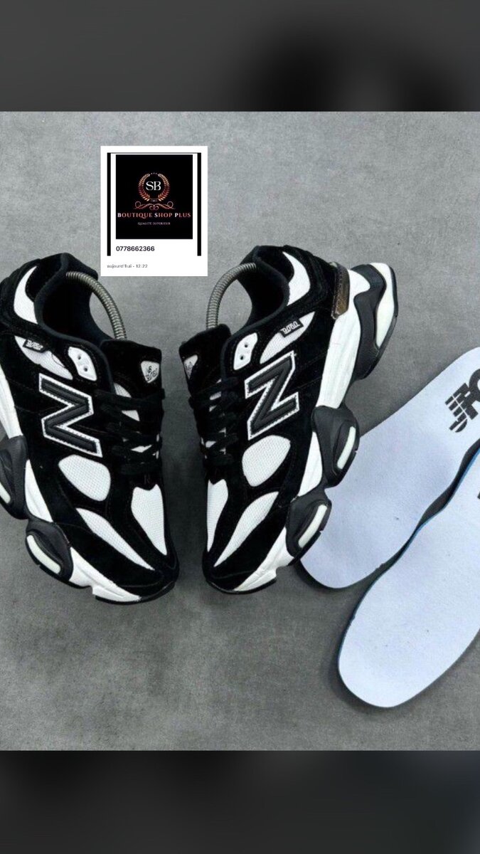 Chaussures de sport noires
