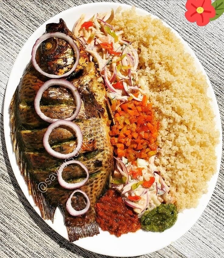 Poisson braisé