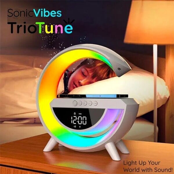 Lampe de table avec haut-parleur Bluetooth sans fil As-50195