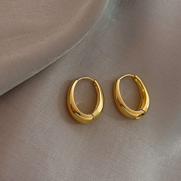 Boucles d'oreilles croissant chic