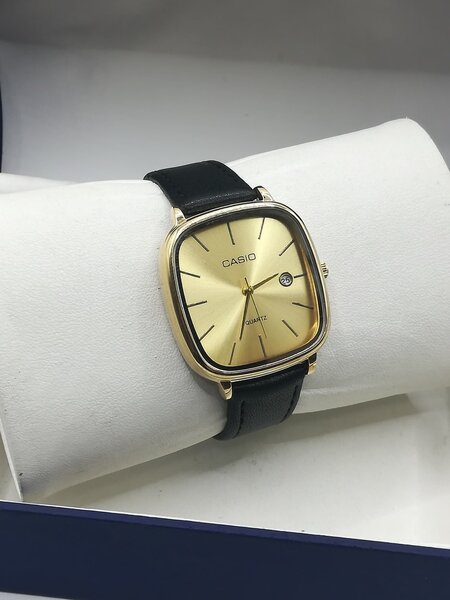 Casio leather watch
