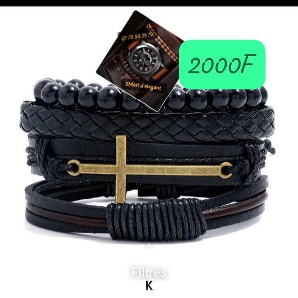 Bracelet en cuir complémentaire à la montre
