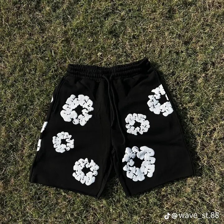 Denim Tears X black saints shorts