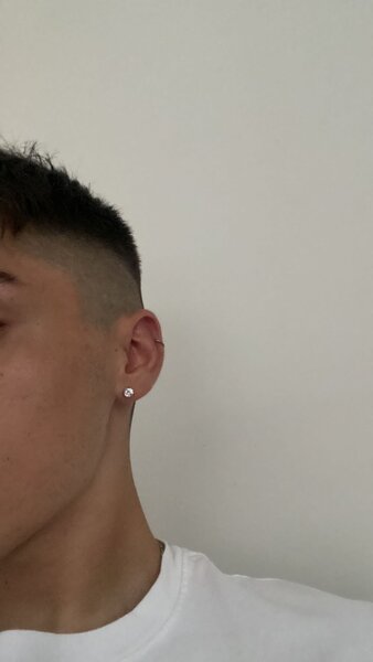 Men's Diamond Stud Earrings