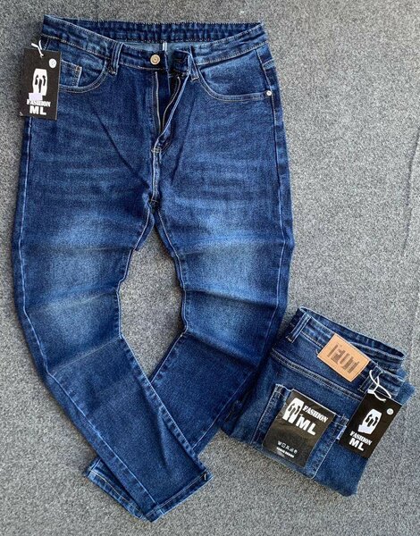 Blue Jeans Trousers For Men Available