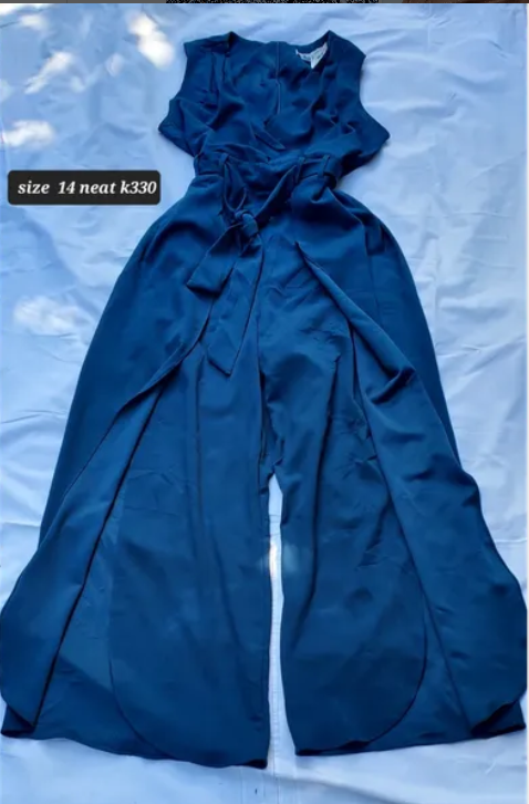 blue overalls