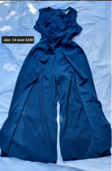 blue overalls