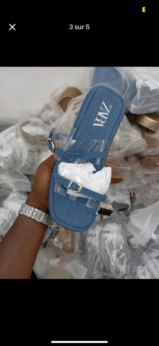 Sandales Zara Transparentes