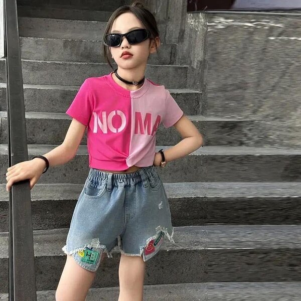 Ensemble short petite fille