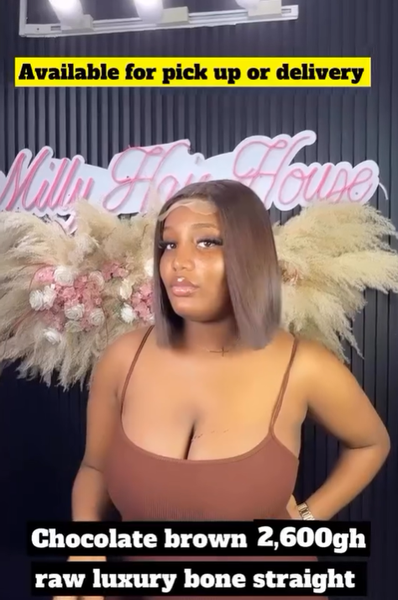 wig brunette short
