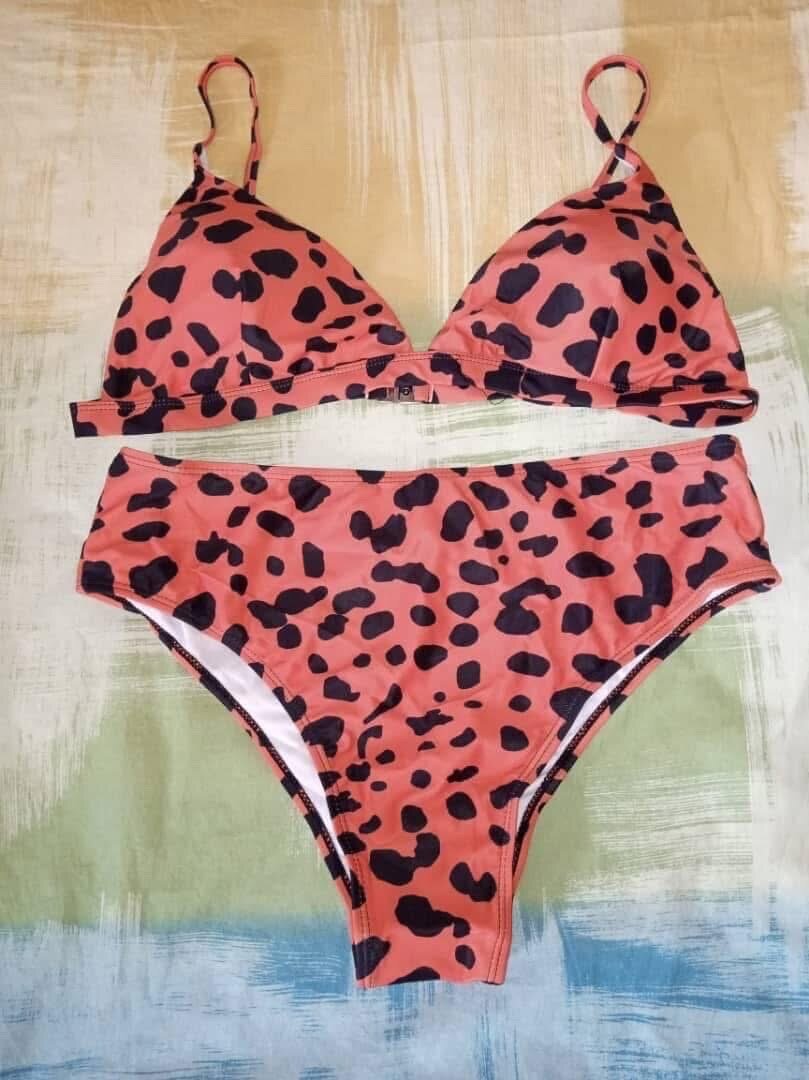 Maillot deux pièces léopard