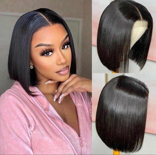 Perruque Bob Lisse Naturel