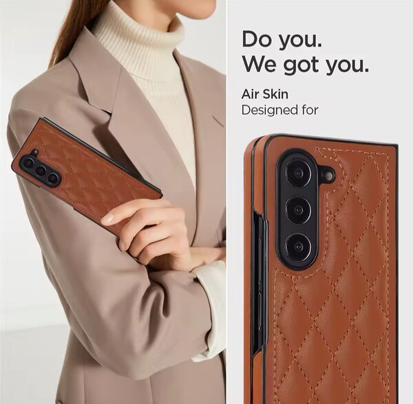 COQUE EN CUIR POUR SAMSUNG FOLD 3/4/5/6