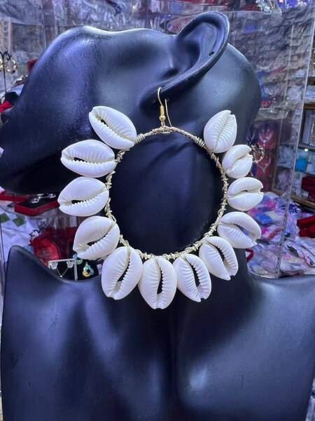 Boucles d'oreilles coquillage élégantes