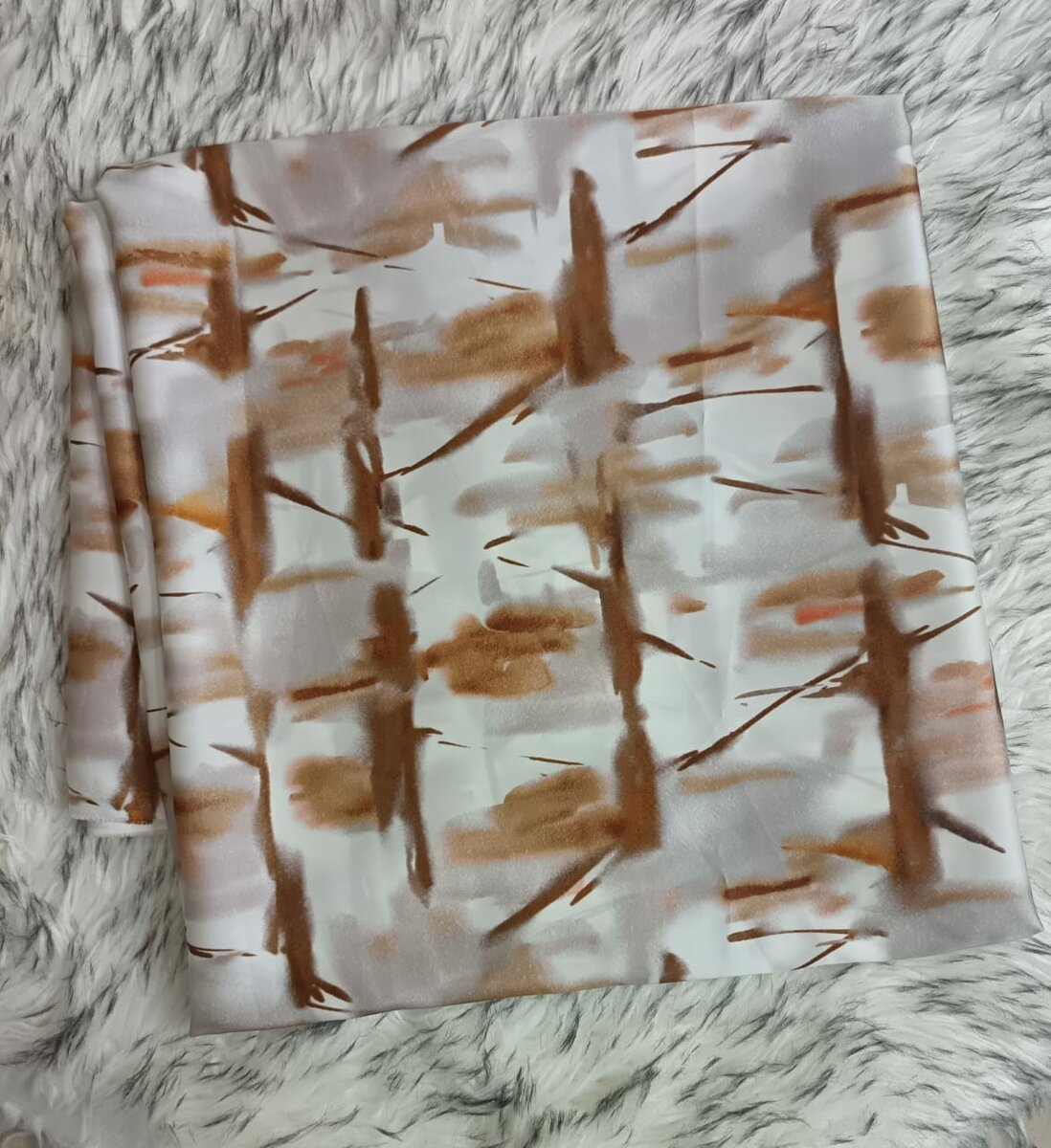 Tissu en Soie imprimée