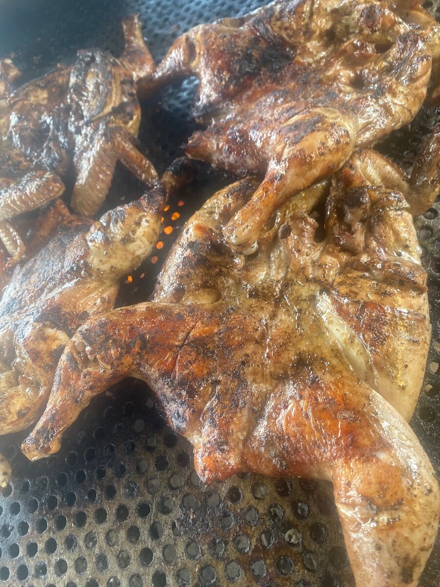 Poulet grillé savoureux