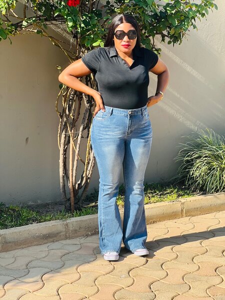 Flared jeans