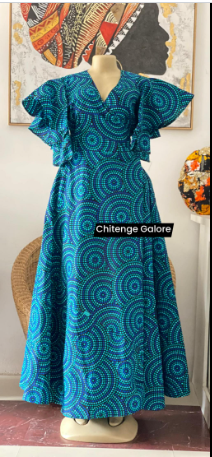 blue dress