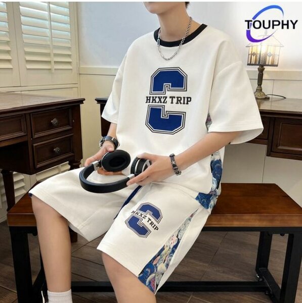 Ensemble Décontracté Blanc Homme