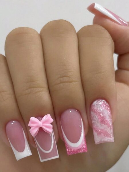 Stick On Nails Pedicure
