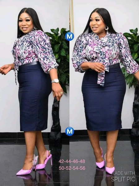 Robe violet bleu