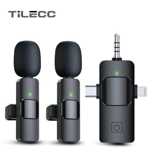 K9 Double Wireless Microphone For IPhone And Android phone