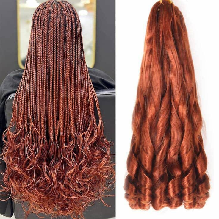 Mèches curly disponibles