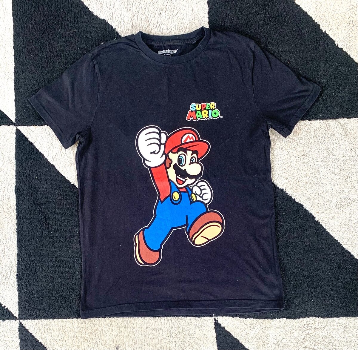T-shirt Noire Super Mario