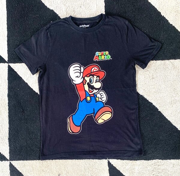T-shirt Noire Super Mario