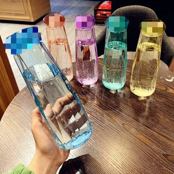 Bouteille d'eau en verre