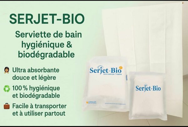 Serviette de bain jetable